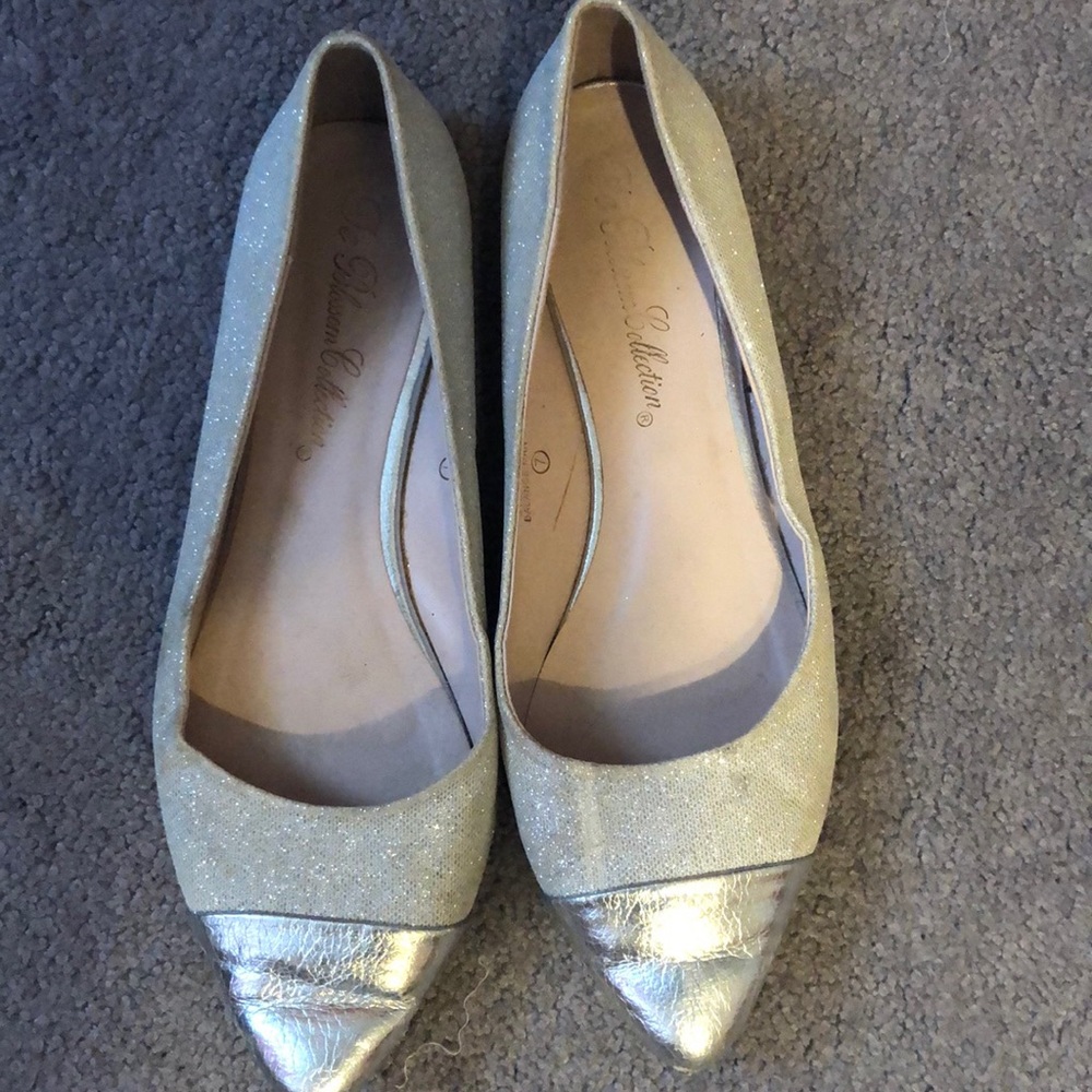 Sparkle Silver Flats